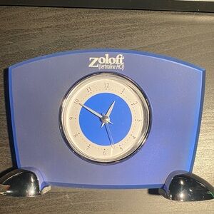 Pharmaceutical Representative Merchandise- Zoloft Acrylic Clock